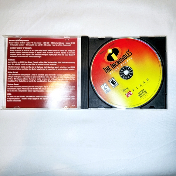 The Incredibles PC-CD Rom Print Studio, Walt Disney Pixar Computer Software - Picture 6 of 11